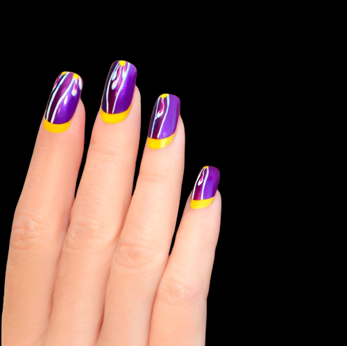 Neon Pop nails design