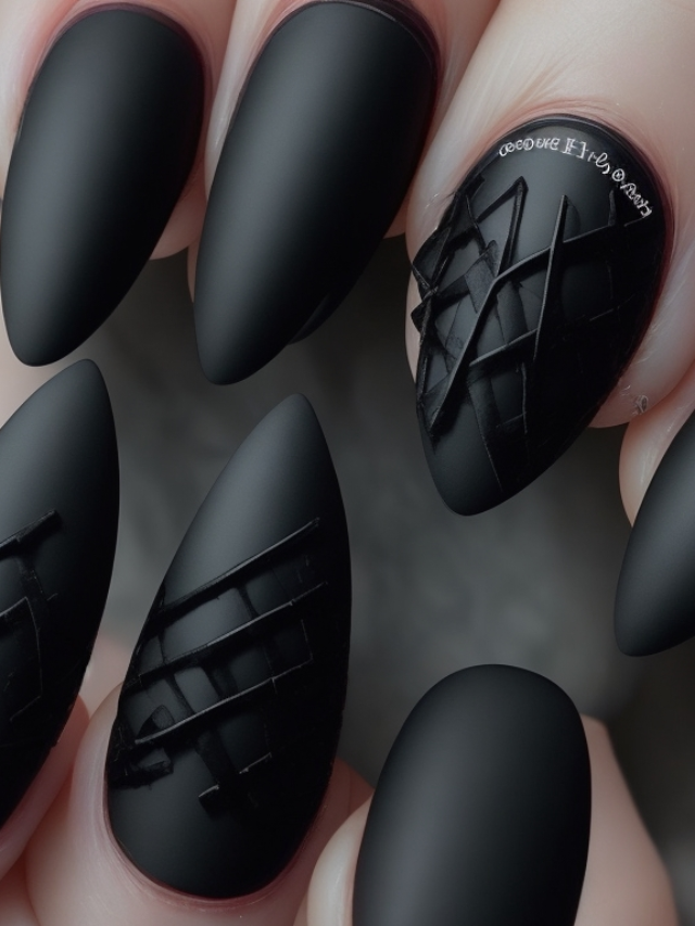 10 Stunning Black Nail Ideas You Can’t Miss!