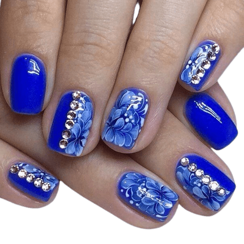 Blue Nail Designs