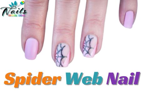 Spider Web Nail Art
